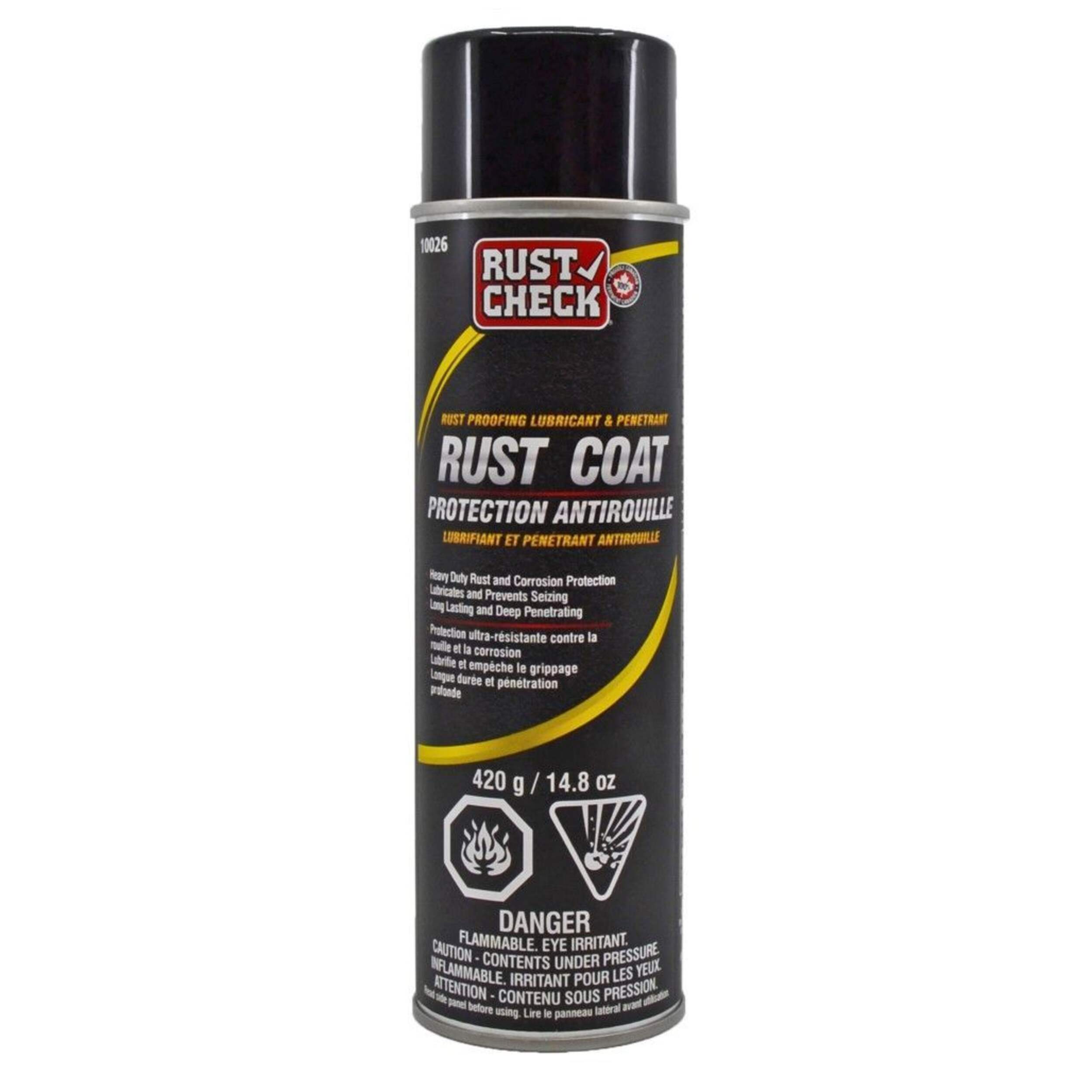 Rust Check Rust Coat Front_Flat