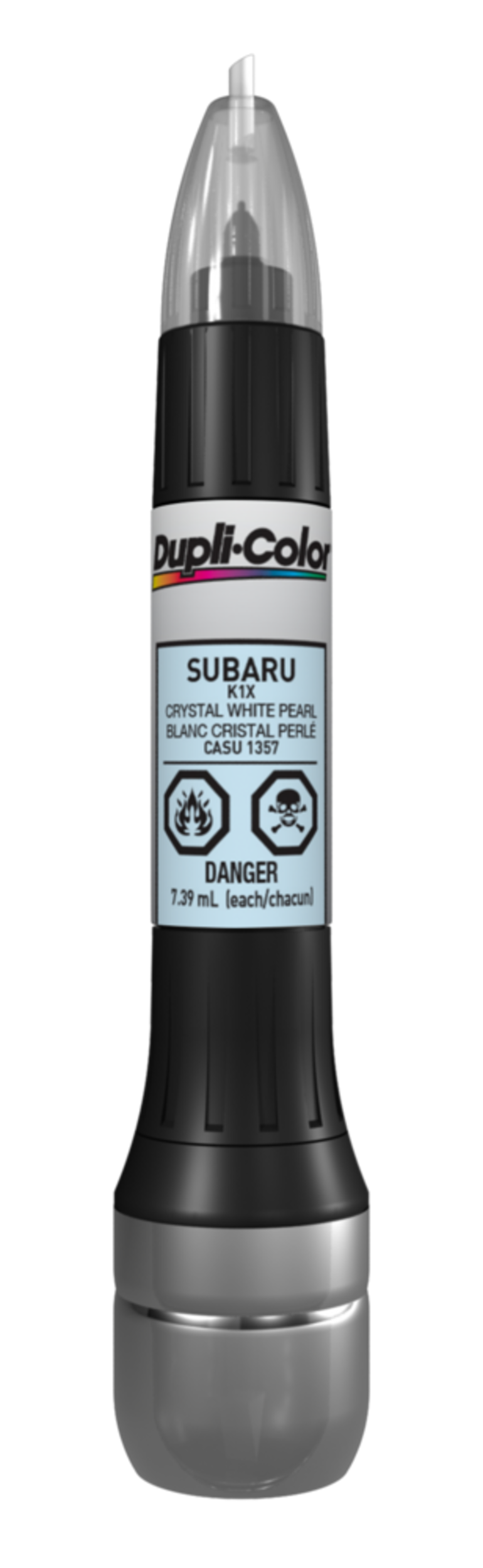 Dupli-Color Scratch Fix Subaru Crystal White Pearl Front_Flat