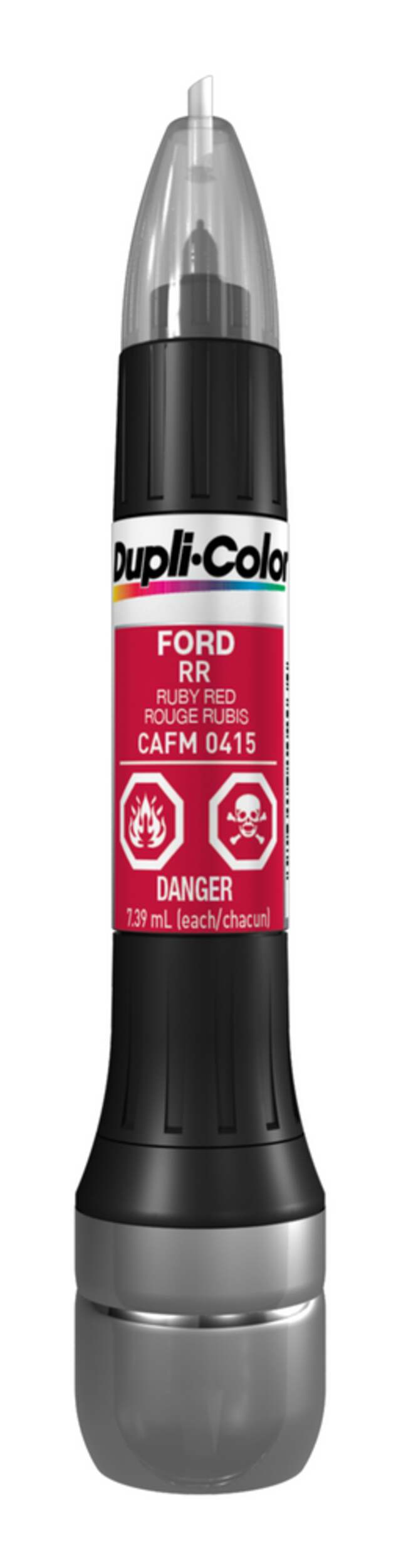 Dupli-Color Scratch Fix Ford Ruby Red Front_Flat