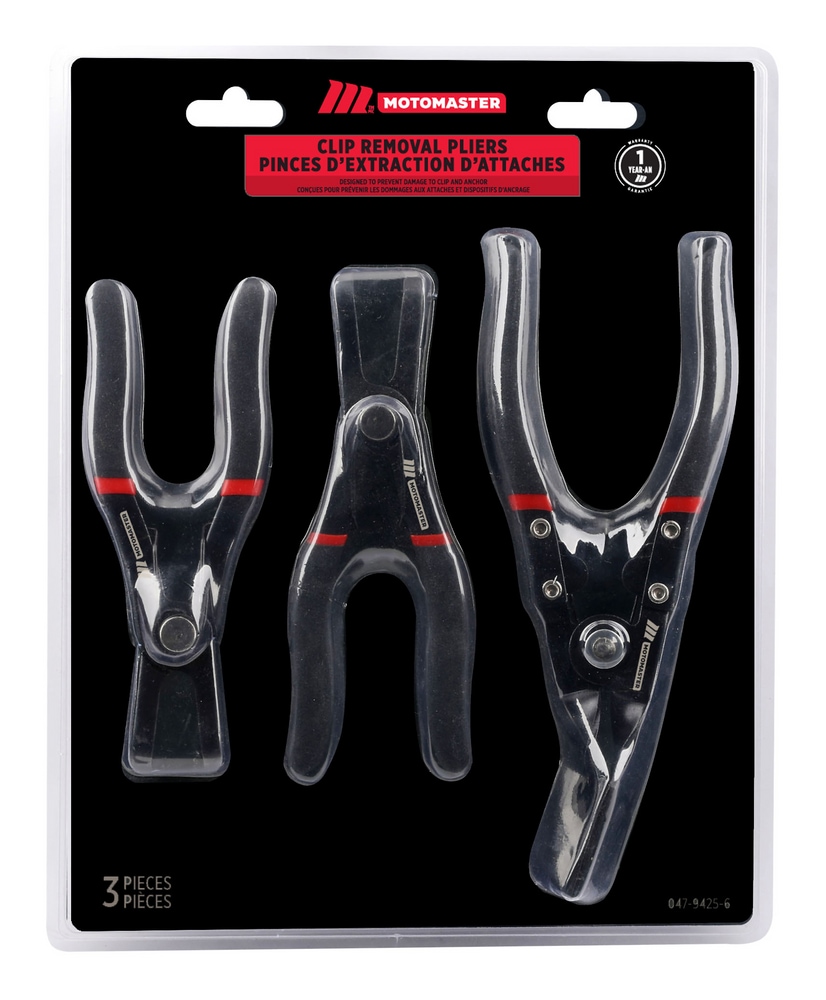 MotoMaster Body Clip Removal Pliers Set, 3pc Canadian Tire