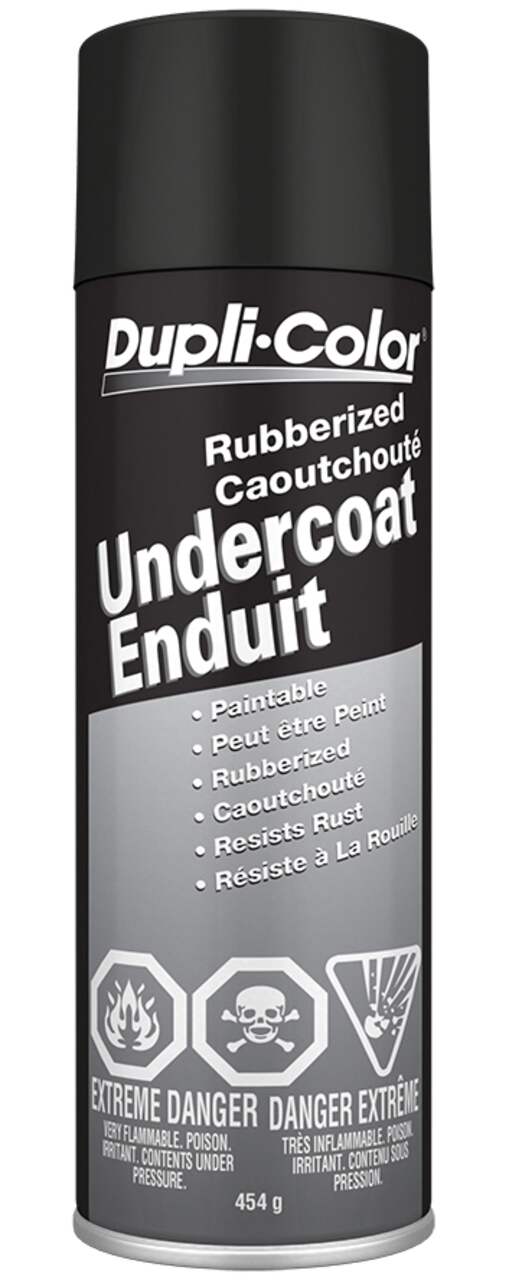 Rubberized outlet undercoating paint