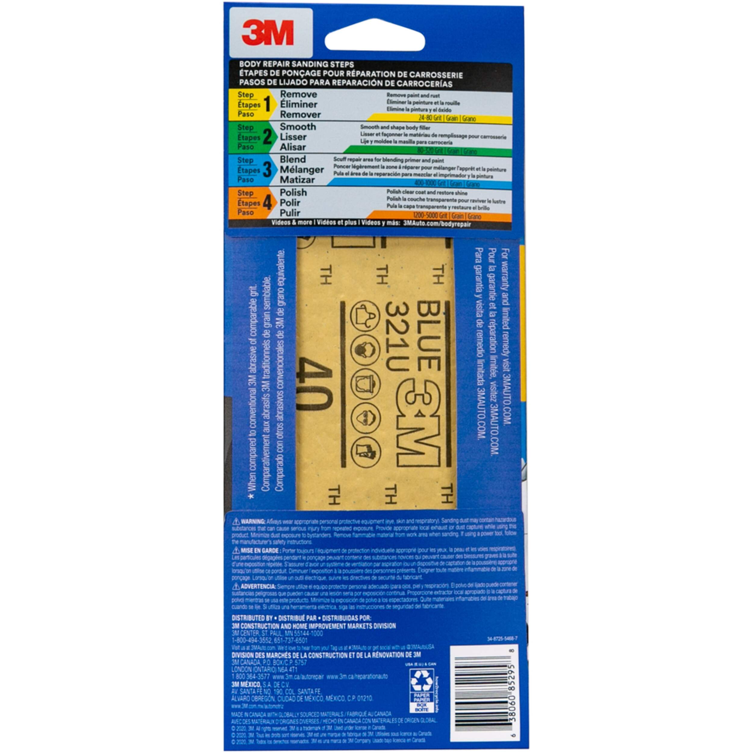3M™ Blue Abrasive Sandpaper Canadian Tire