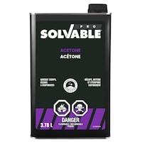 Solvable Professional Grade Acetone, 3.78-L