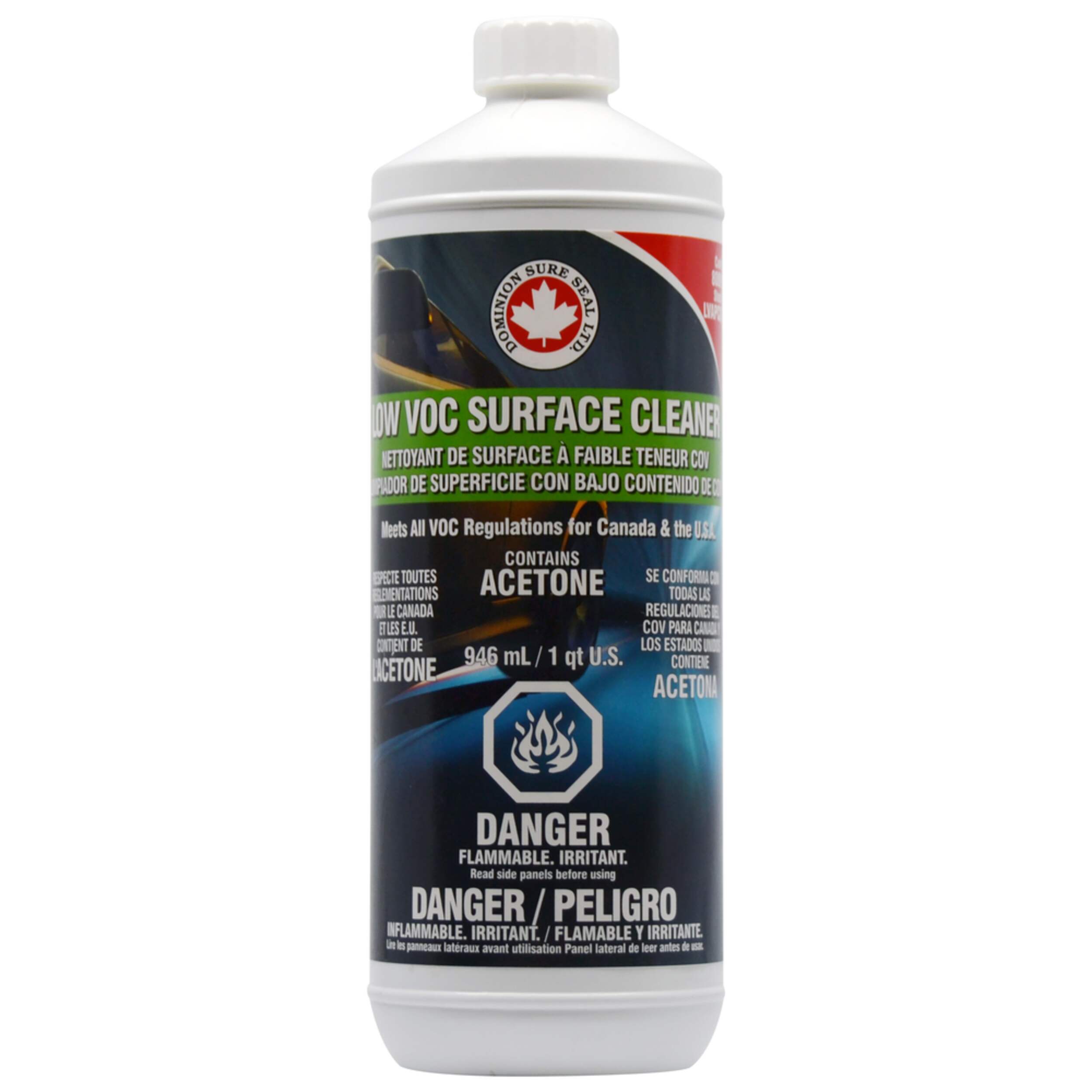 Dominion Sure Seal Low VOC Wax  & Grease Remover, 946-ml Front_Flat