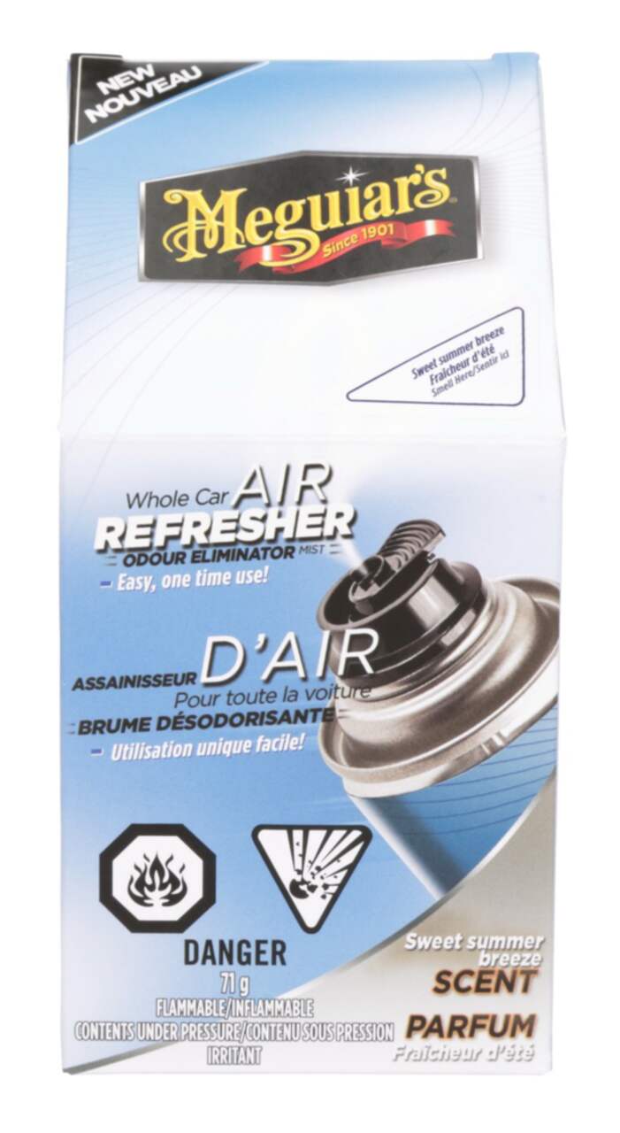 Meguiar's Whole Car Air Refresher Odour Eliminator Spray, Sweet