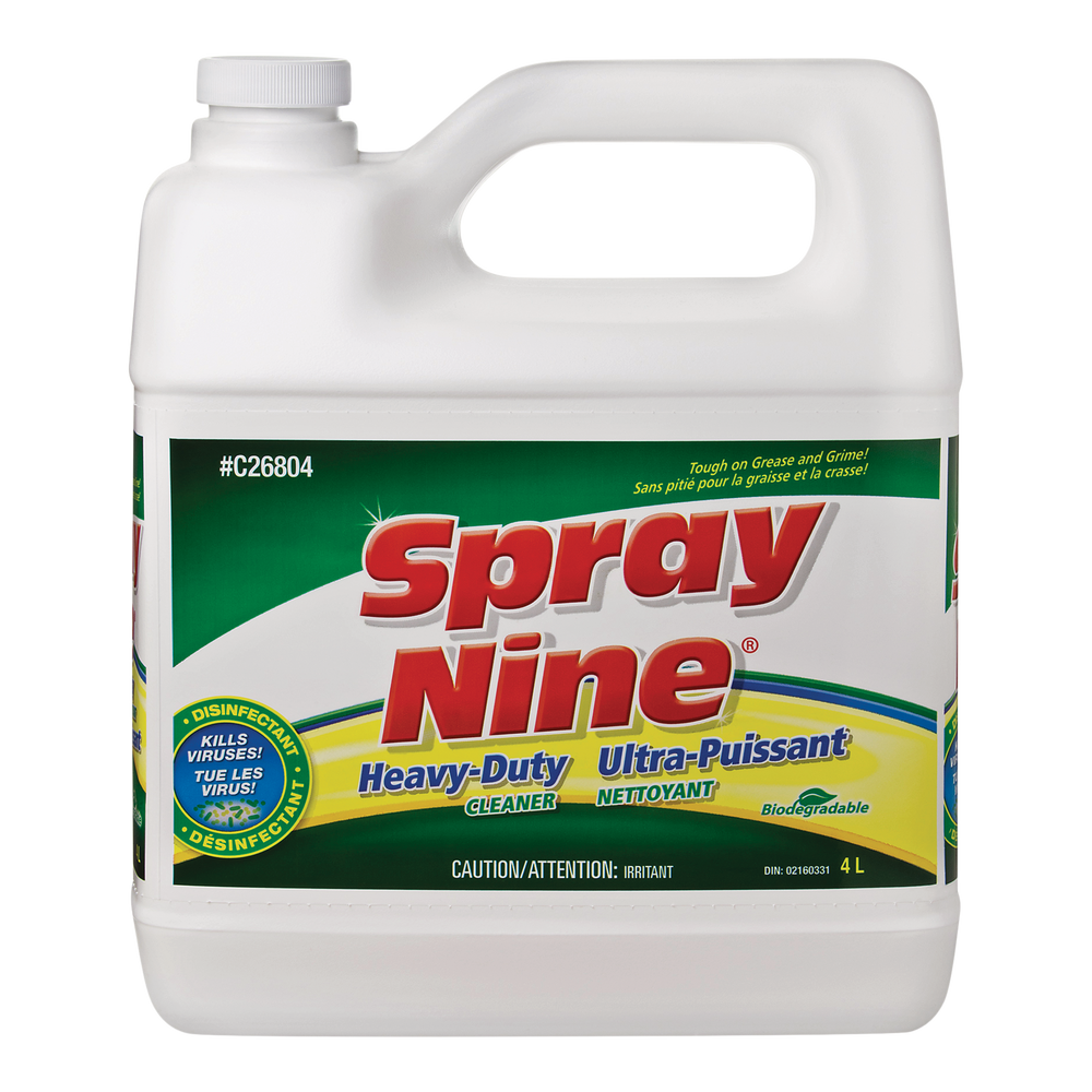 Spray Nine HeavyDuty BioDegradable Car Cleaner & Disinfectant, Assorted Volume Canadian Tire
