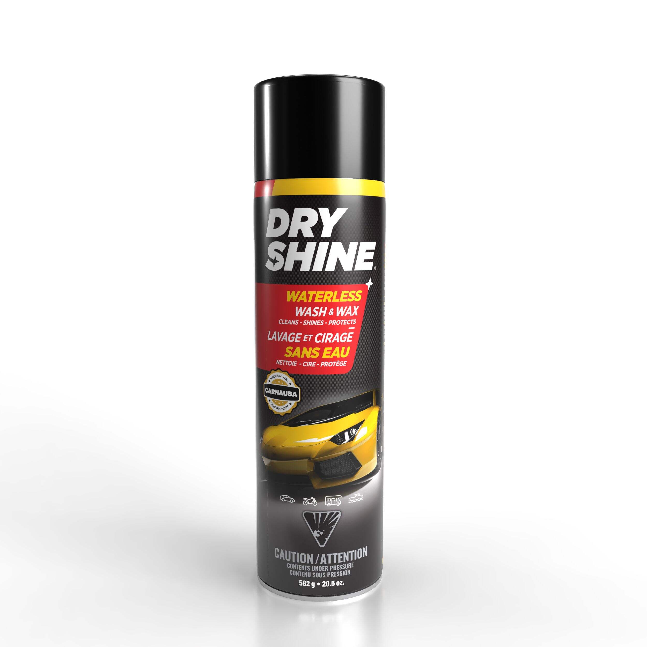 Produit de lavage et cirage sans eau Dry Shine, 582 g Front_Flat