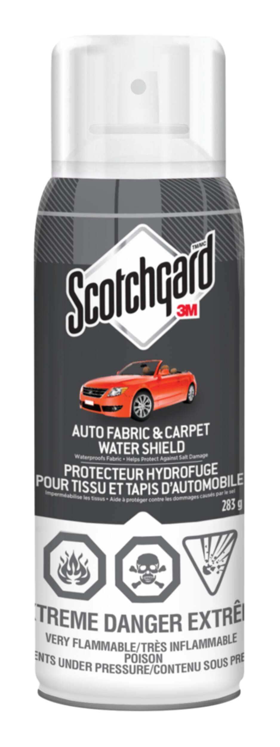 Scotchgard Auto Fabric & Carpet Water Shield Upholstery Protector Spray, 283-g Front_Flat