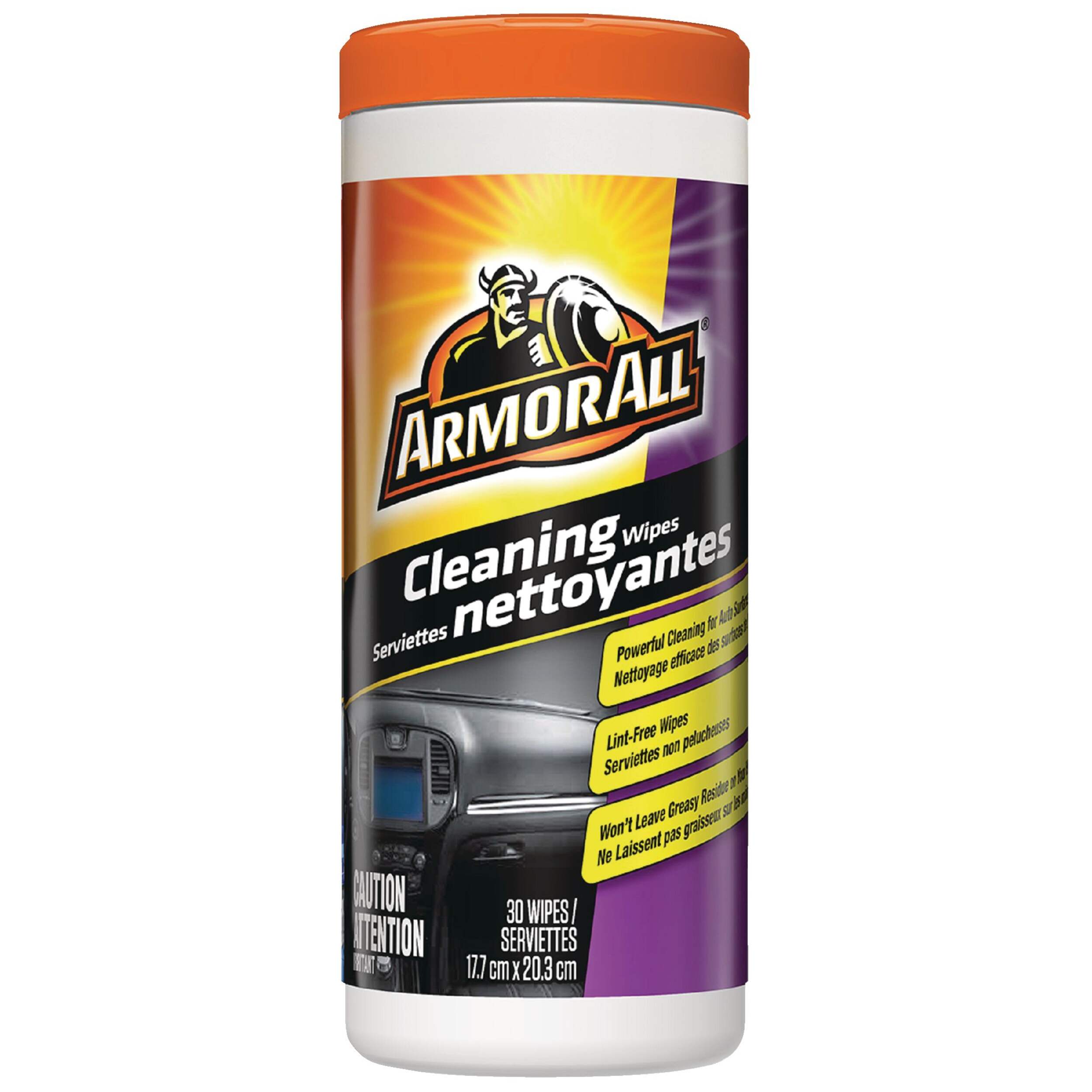 Armor All Auto Surface Car Cleaning Wipes, 30-pk Front_Flat