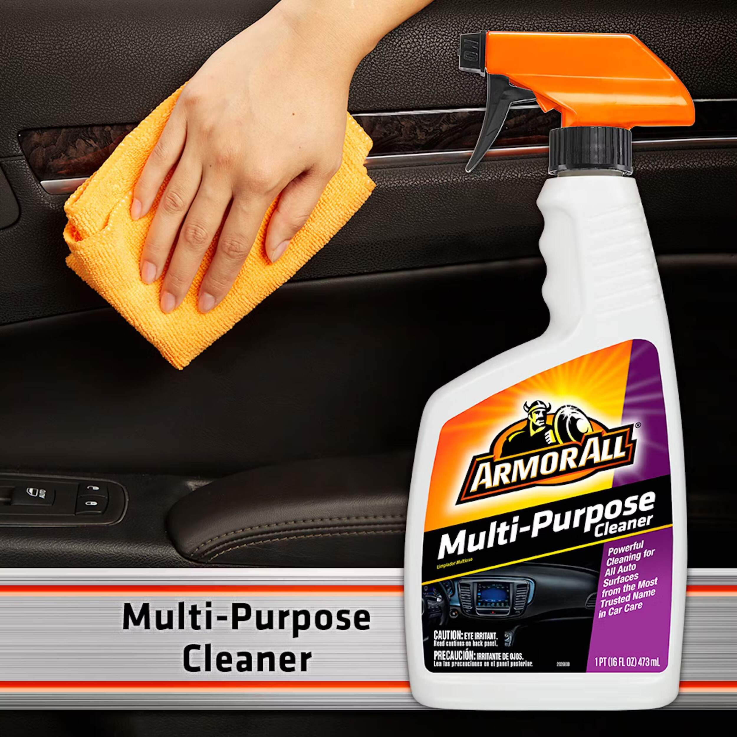 Armor All MultiPurpose Auto Surface Car Cleaner Spray, 473mL