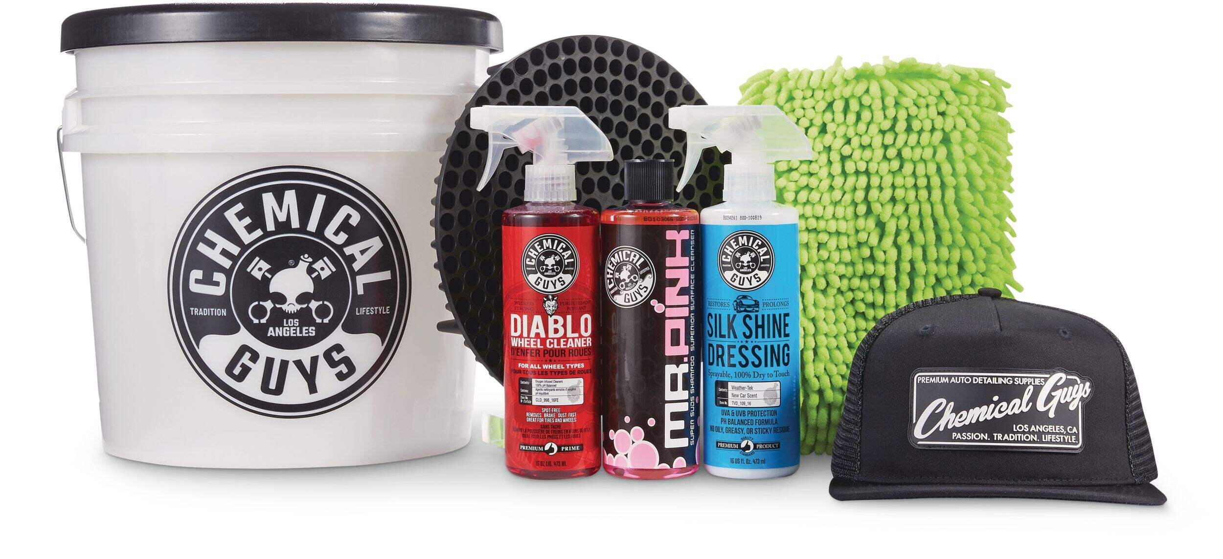Chemical Guys Car Care Kit, 8-pc Composite_or_Mixed