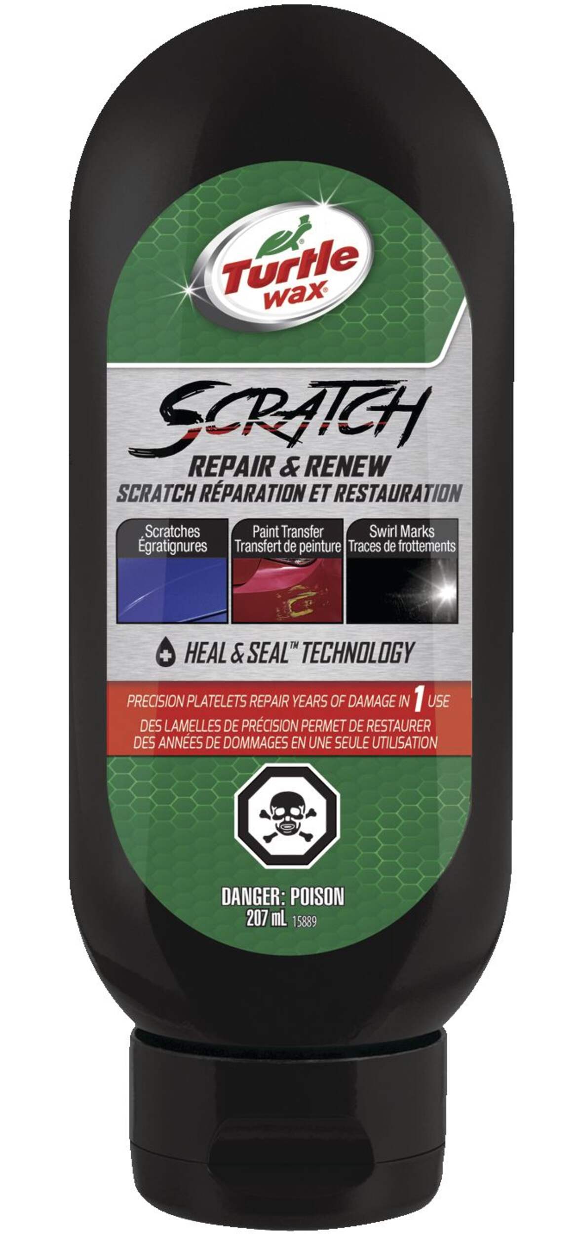 Turtle Wax Scratch Repair & Renew with Heal and Seal Technology, 207-mL Front_Flat
