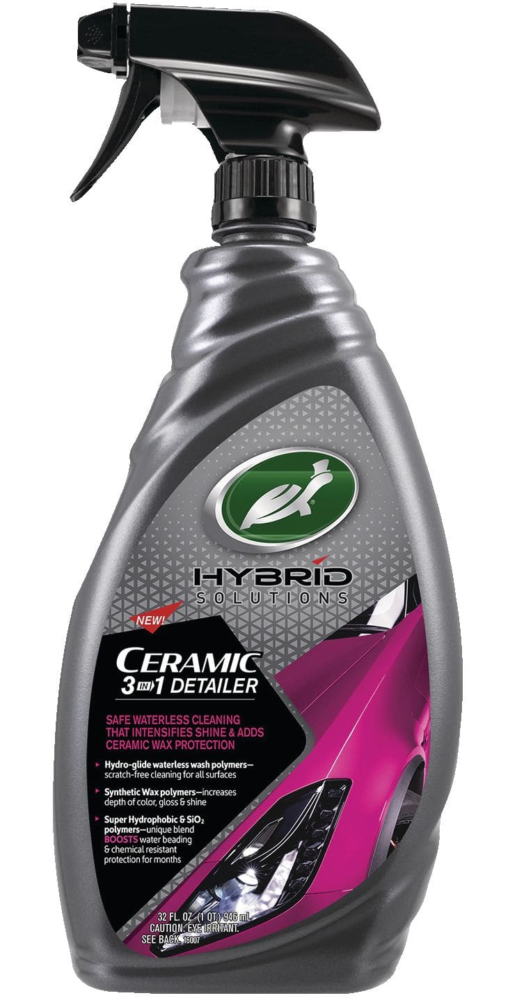 Turtle Wax Hybrid Solutions 3-in-1 Car Ceramic Detailer Spray, 946-mL