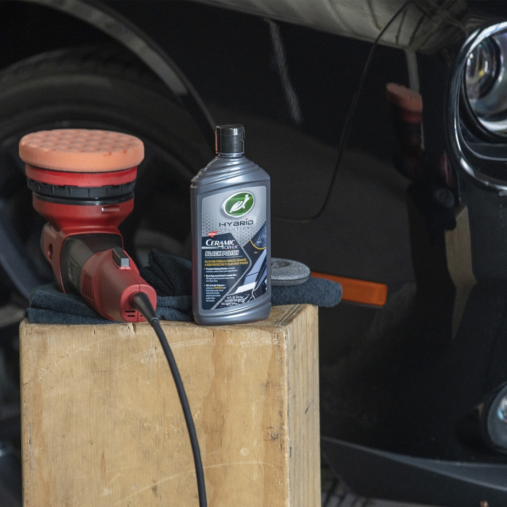 Turtle Wax Hybrid Solutions Ceramic Acrylic Car Black Polish, 414mL