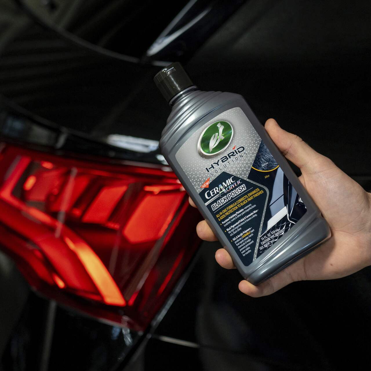 Turtle Wax Hybrid Solutions Ceramic Acrylic Car Black Polish 414