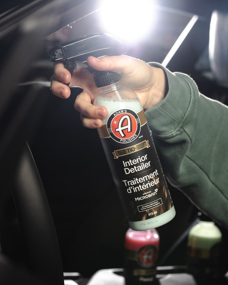 Adam's Polishes Car Interior Detailer Spray, with Microban, 473mL