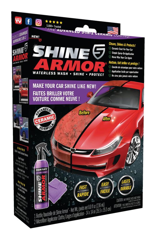 Shine Armor Quick Coat 3 In 1 Waterless Car Wash Shine And Protectant Spray 181 G Canadian Tire