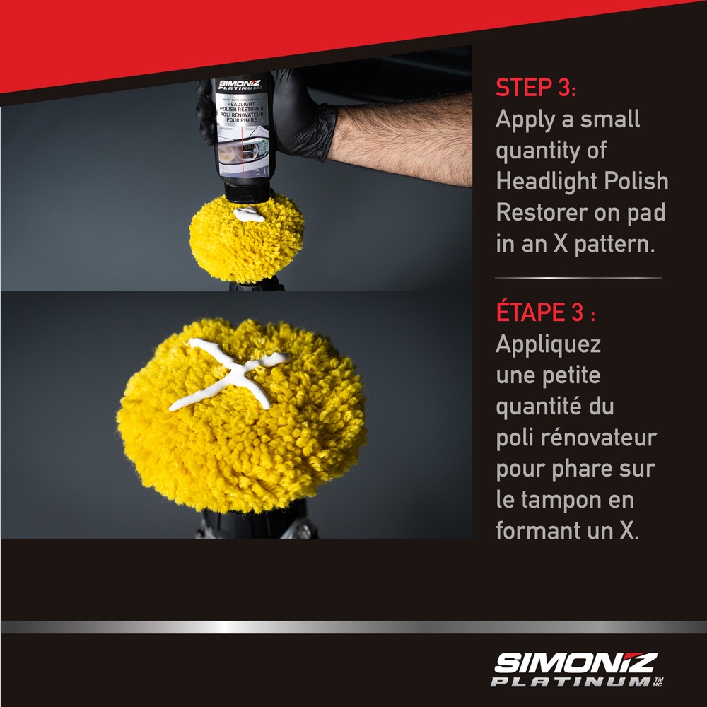 SIMONIZ Platinum HeavyDuty Car Headlight Restoration Kit, 11pc