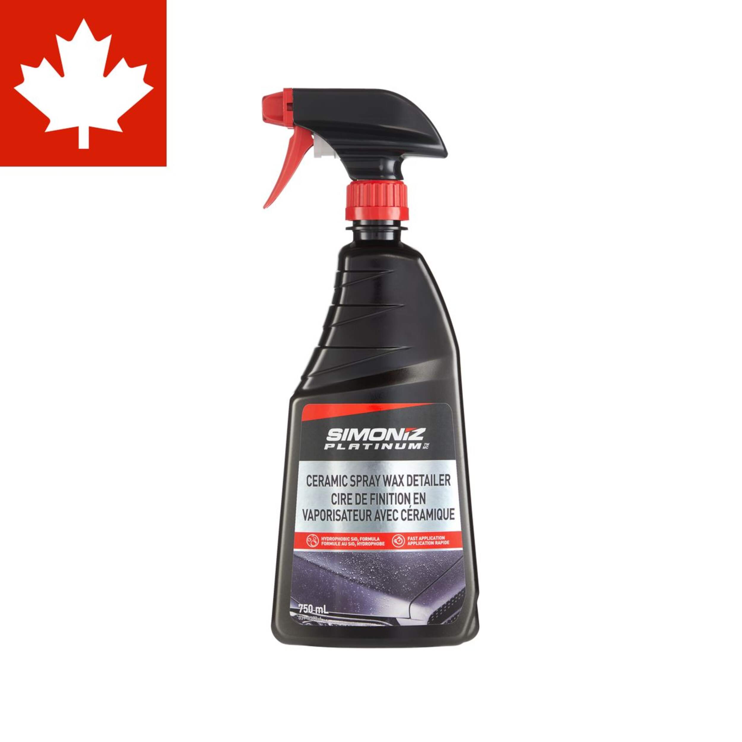 Cire avec céramique en vaporisateur SIMONIZ Platinum, 750 mL Front_Flat