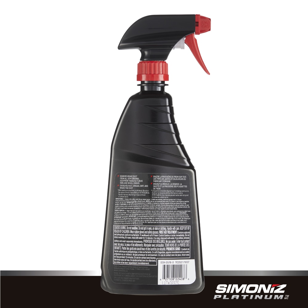 SIMONIZ Platinum HeavyDuty Car Wheel/Rim Cleaner Spray, 750mL