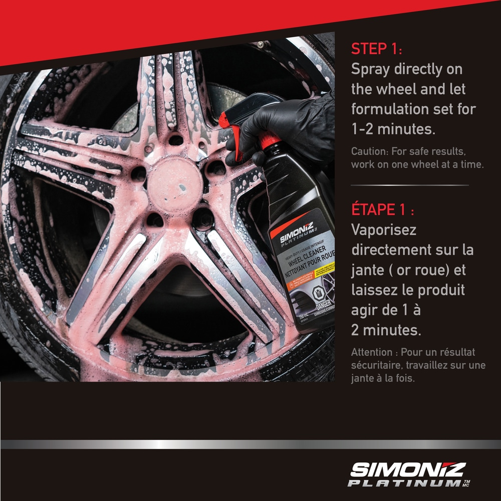 SIMONIZ Platinum HeavyDuty Car Wheel/Rim Cleaner Spray, 750mL