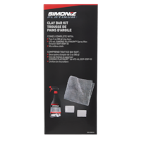 Ensemble de barres d’argile SIMONIZ Platinum, paq. 4 Front_Flat