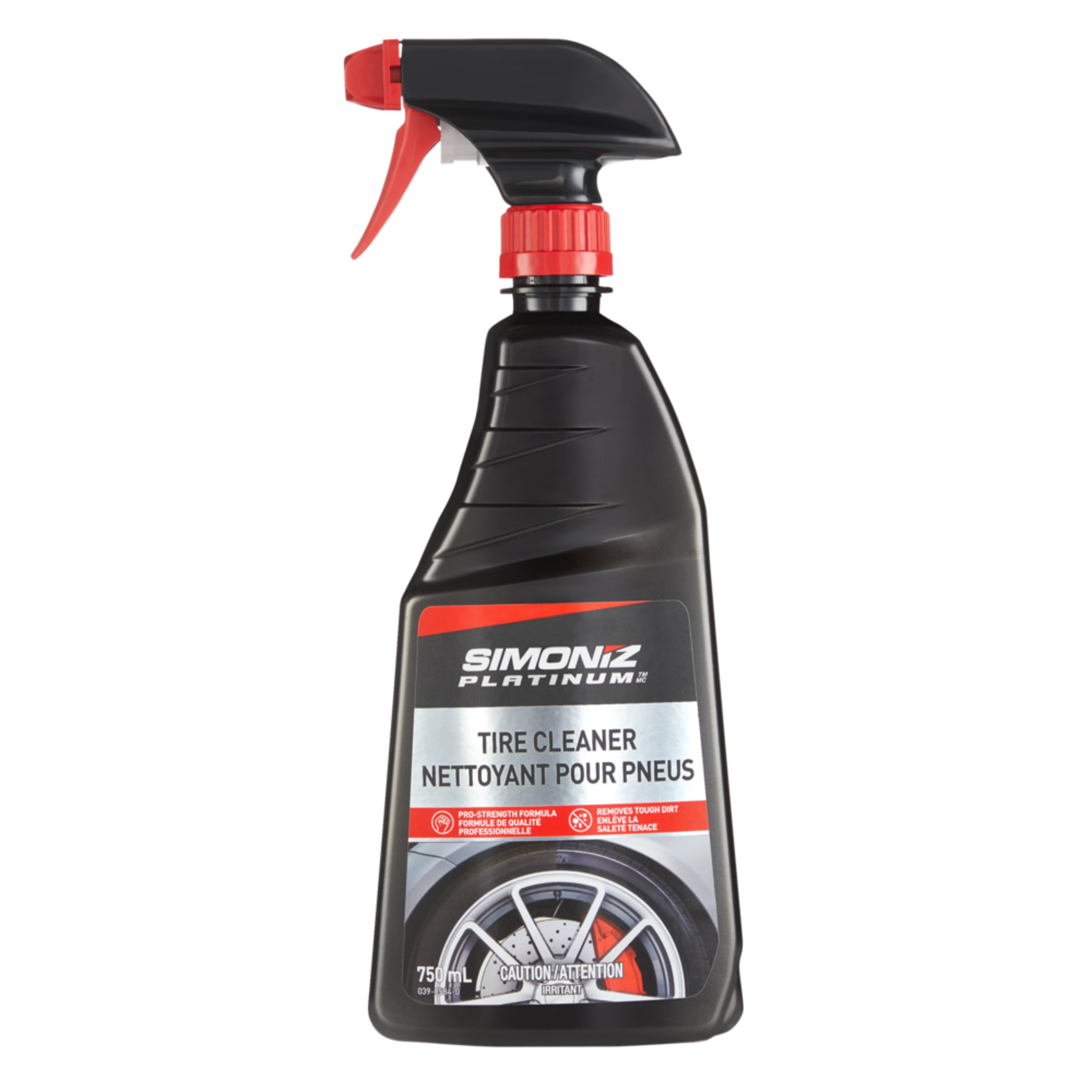 SIMONIZ Platinum™ Car Tire Cleaner Spray, 750 mL Front_Flat