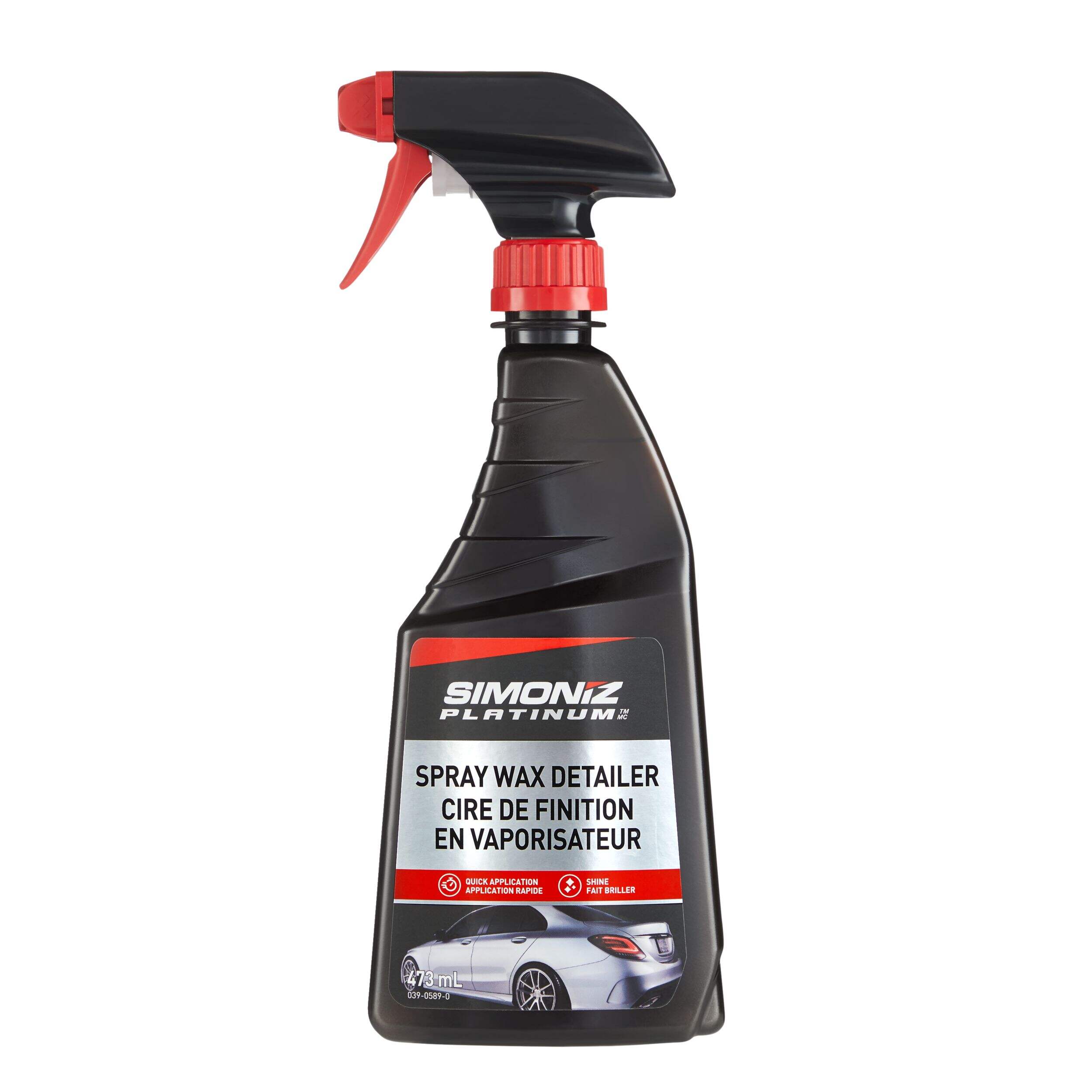 Cire de finition en vaporisateur SIMONIZ Platinum, 473 mL Front_Flat