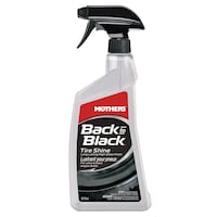 Mothers Back to Black Car Tire Shine Spray, 710-mL Front_Flat