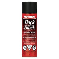 Mothers Back to Black Car Trim & Plastic Restoration Spray, Front_Flat