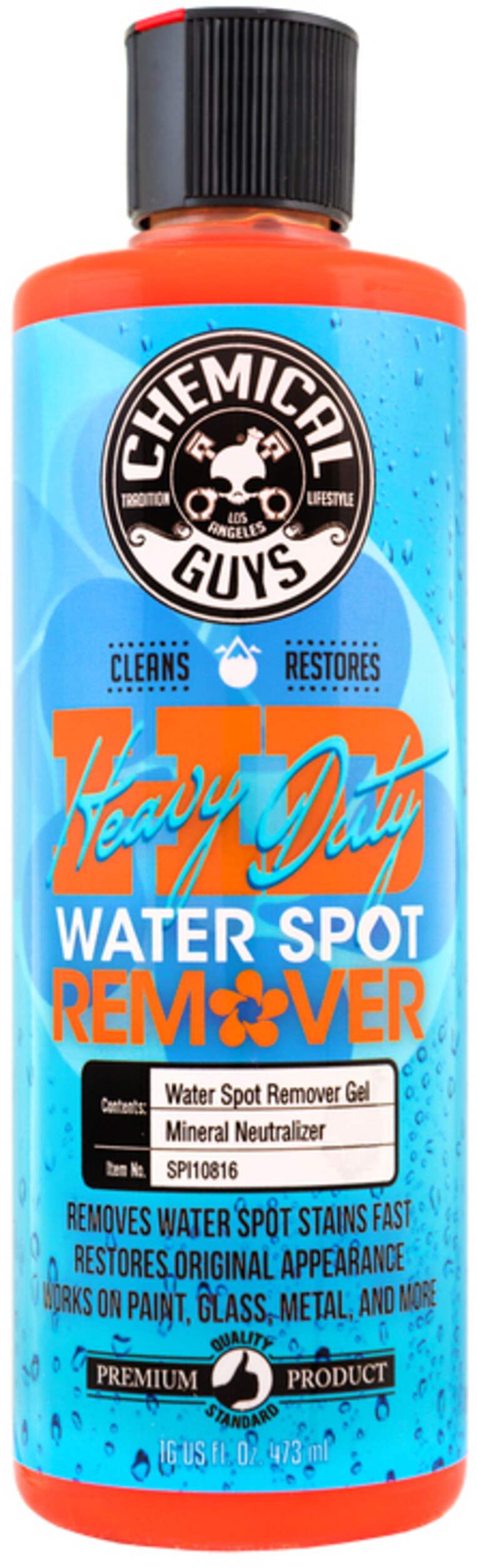 Chemical Guys Heavy-Duty Car Water Spot Remover Gel, 473-mL Front_Flat