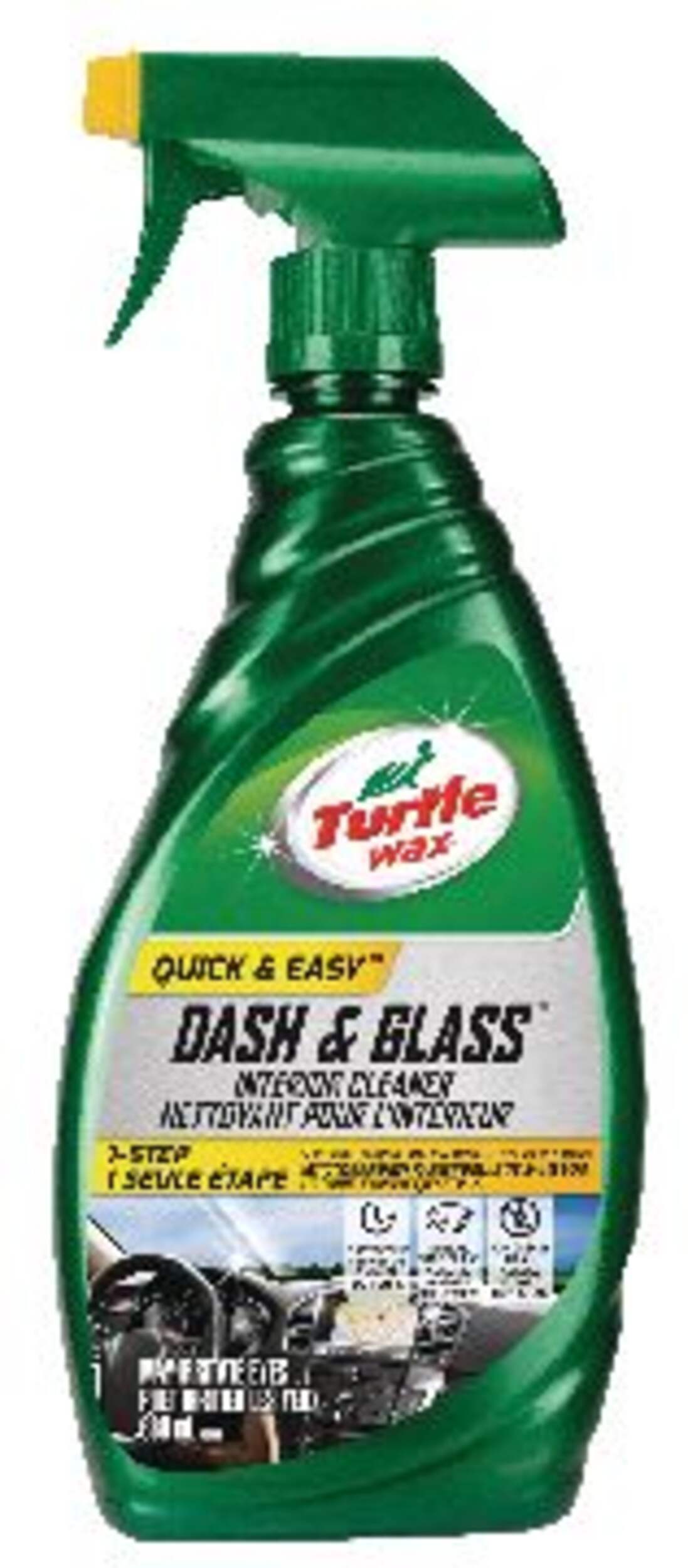Nettoyant à vaporiser Turtle Wax pour tableau de bord et vitre, 680 mL Front_Flat