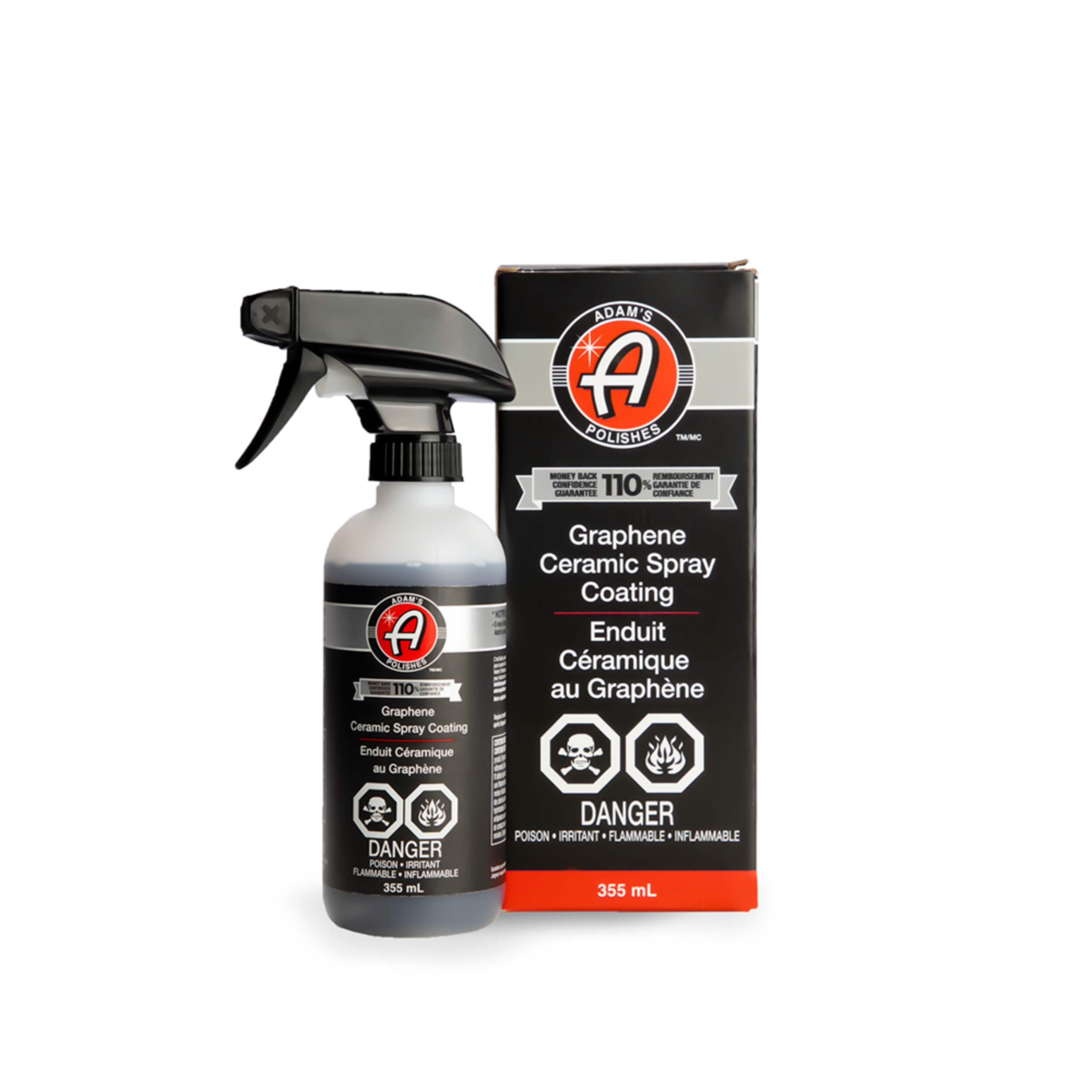 Adam's Polishes Graphene Car Ceramic Coating Spray, 355-mL Front_Flat