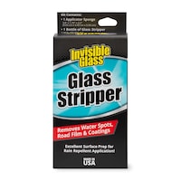 Décapant pour verre hydrofuge Invisible Glass avec éponge applicatrice, 100 mL Front_Flat