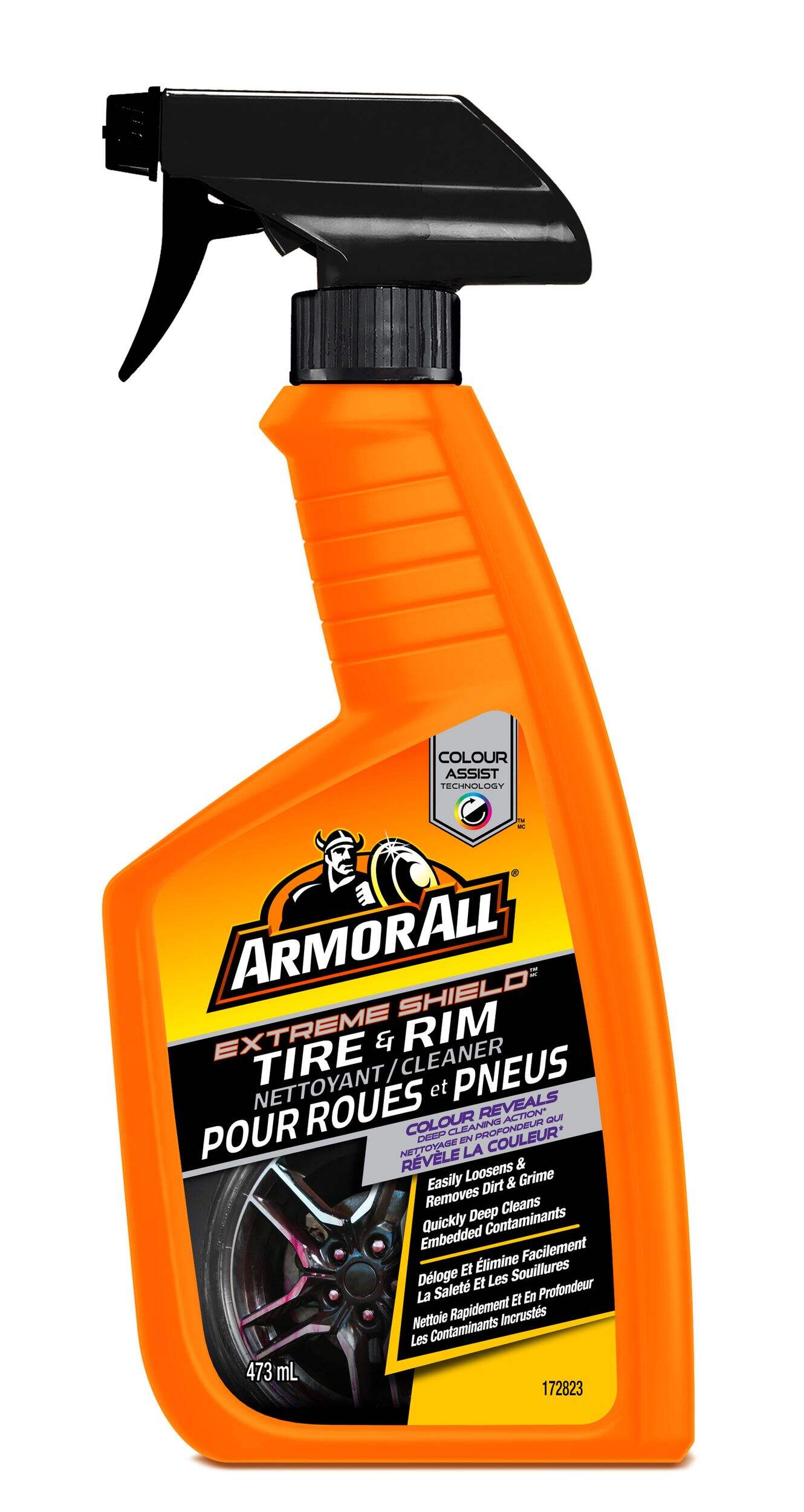 Nettoyant en vaporisateur pour pneus et jantes Armor All Extreme Shield, 473 mL Front_Flat