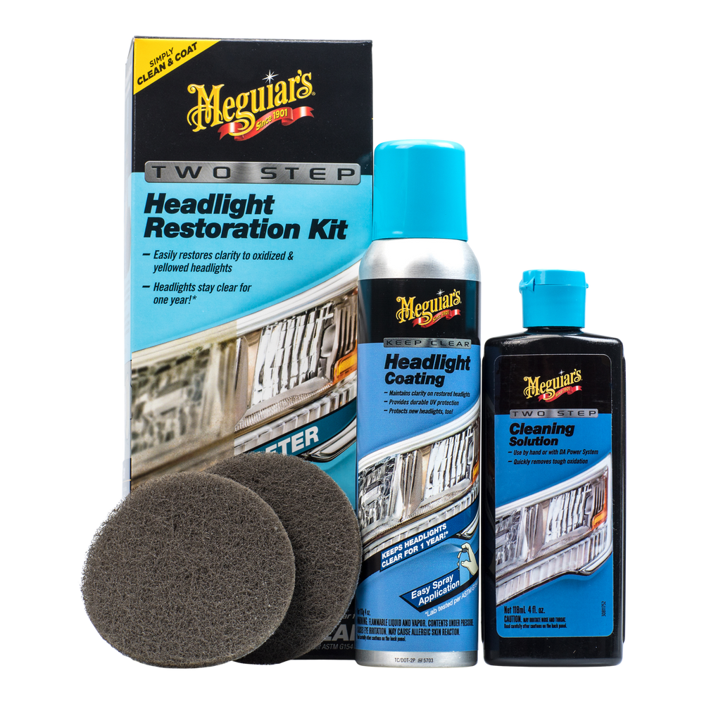 Meguiar's Two Step Headlight Restoration Kit, 4-pc | Canadian Tire