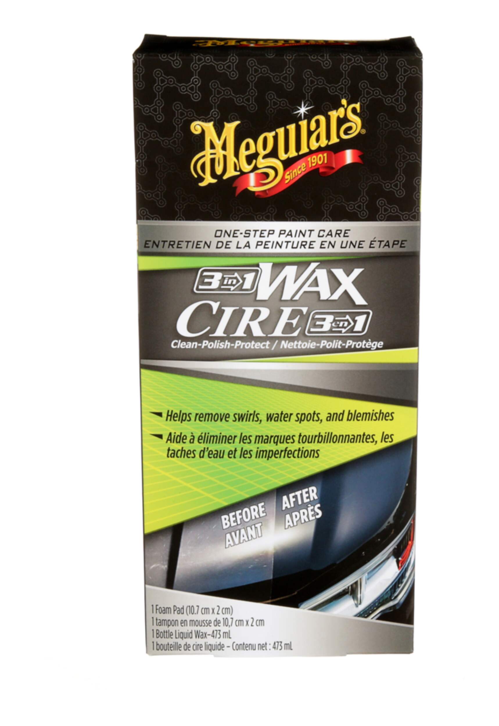 Meguiar's 3-in-1 Wax, 473-mL Front_Flat