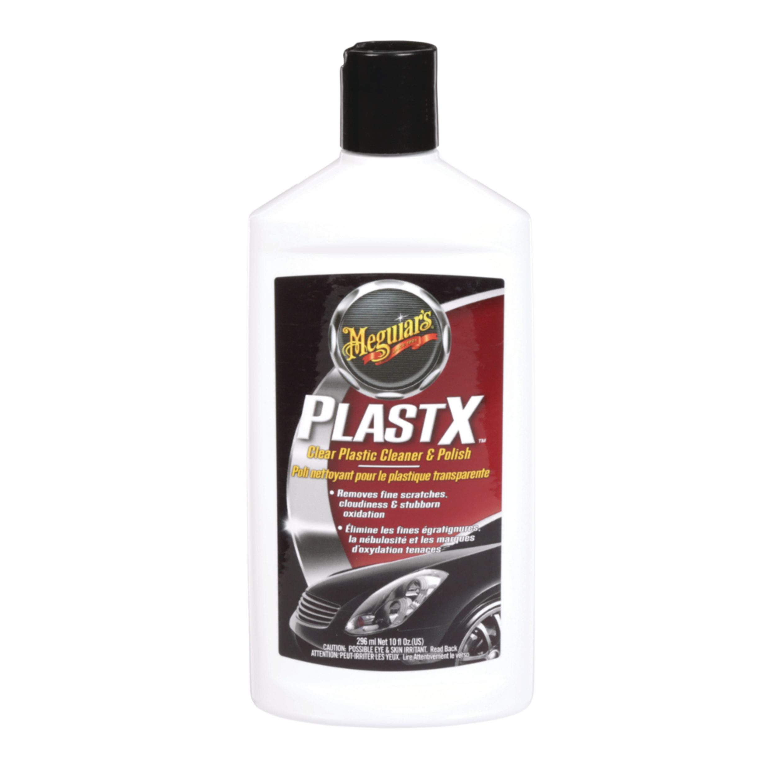 Meguiar's Plastic X Clear Plastic Cleaner & Plastic Polish, 296-mL Front_Elevated