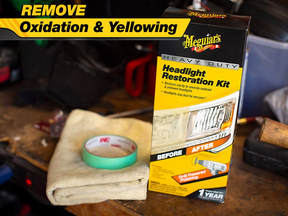 Meguiar's Heavy Duty Headlight Restoration Kit, 7pc Canadian Tire