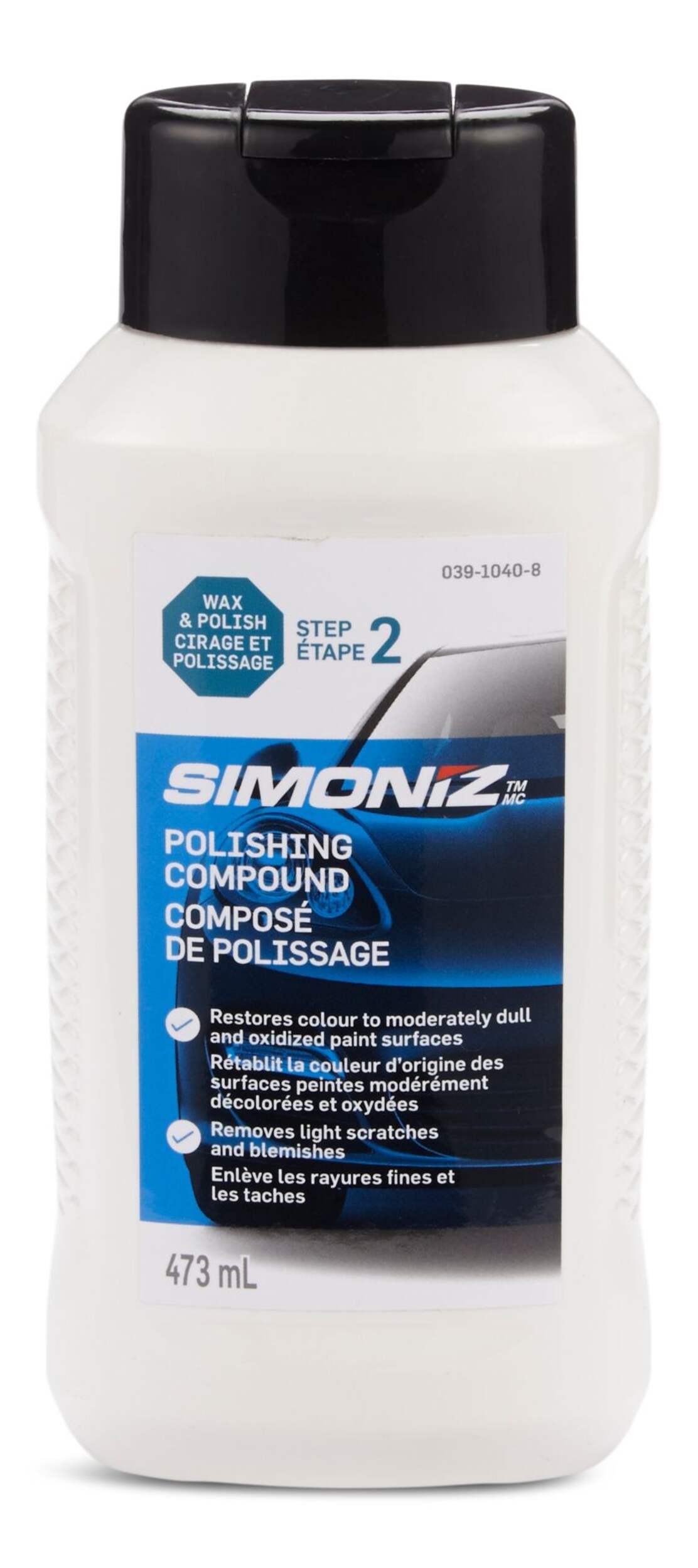 Pâte à polir service léger SIMONIZ, 473 mL Front_Flat
