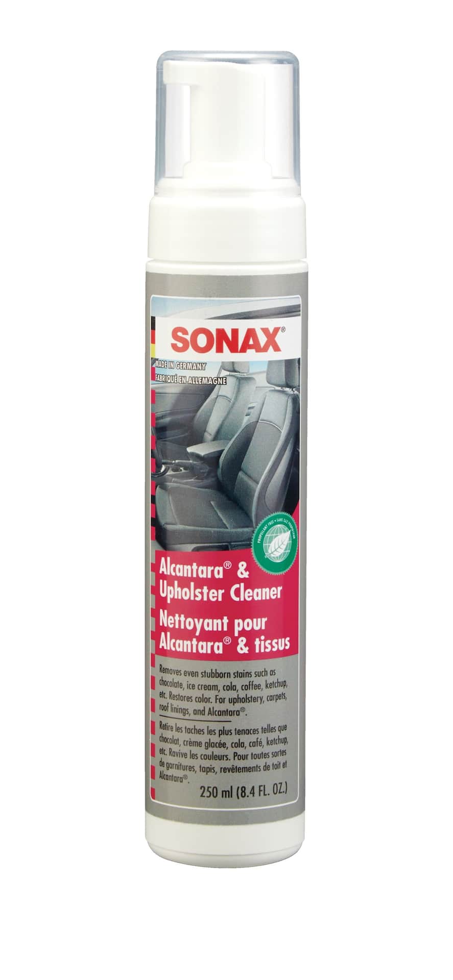 Sonax Car Alcantara & Upholstery Cleaner Spray, 250-mL