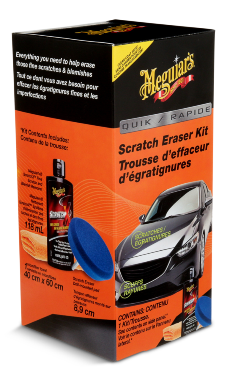  Meguiars G190200EU Scratch Removal Kit to remove light car  scratches, blemishes and swirls. Quick & Easy : Automotive