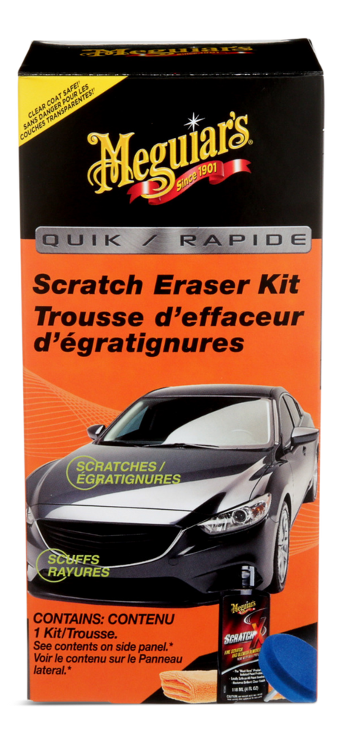 Meguiar's Quik Scratch Remover Kit, 3-pc Front_Elevated