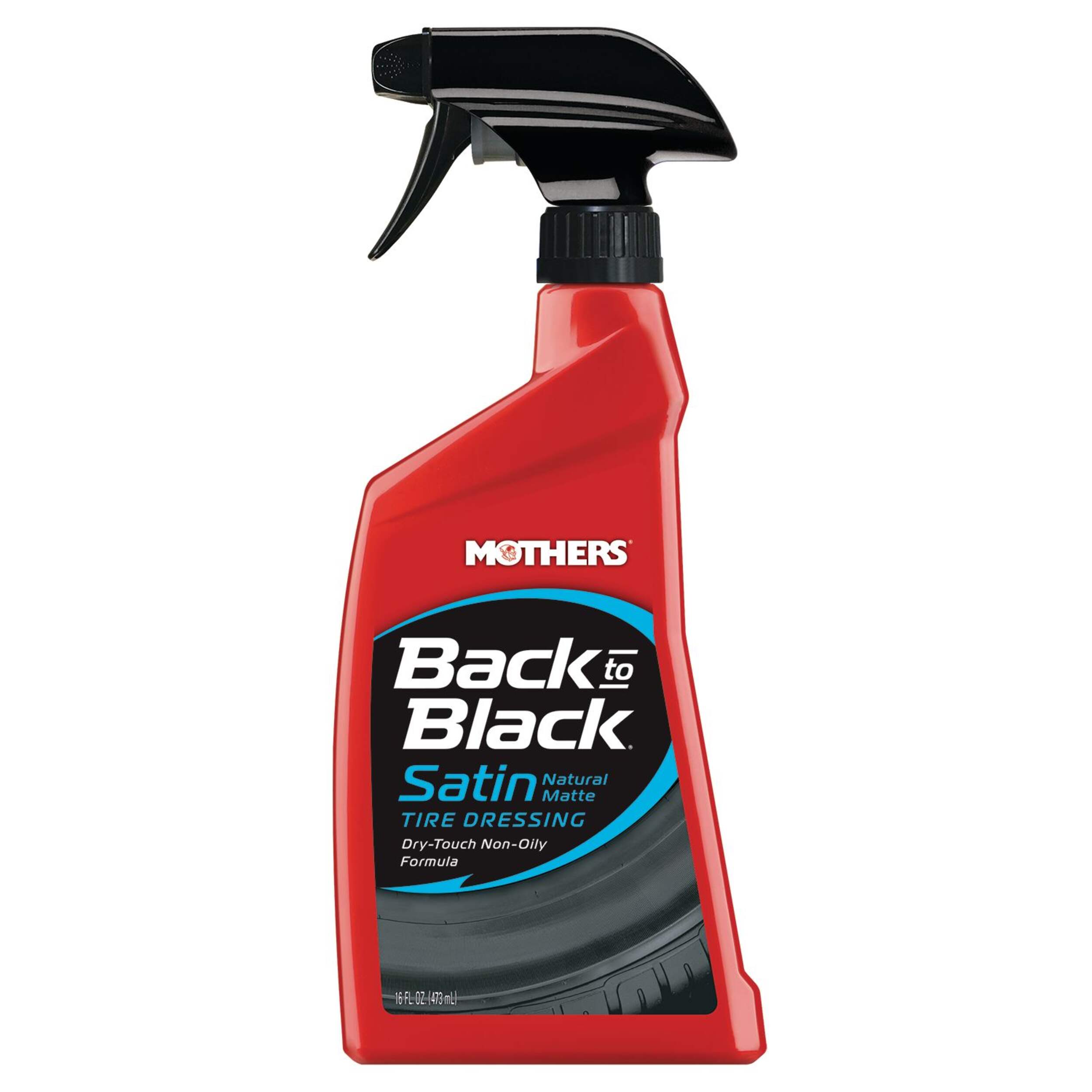 Mothers Back to Black Tire Shine Spray, Natural Matte, 473-mL Front_Flat