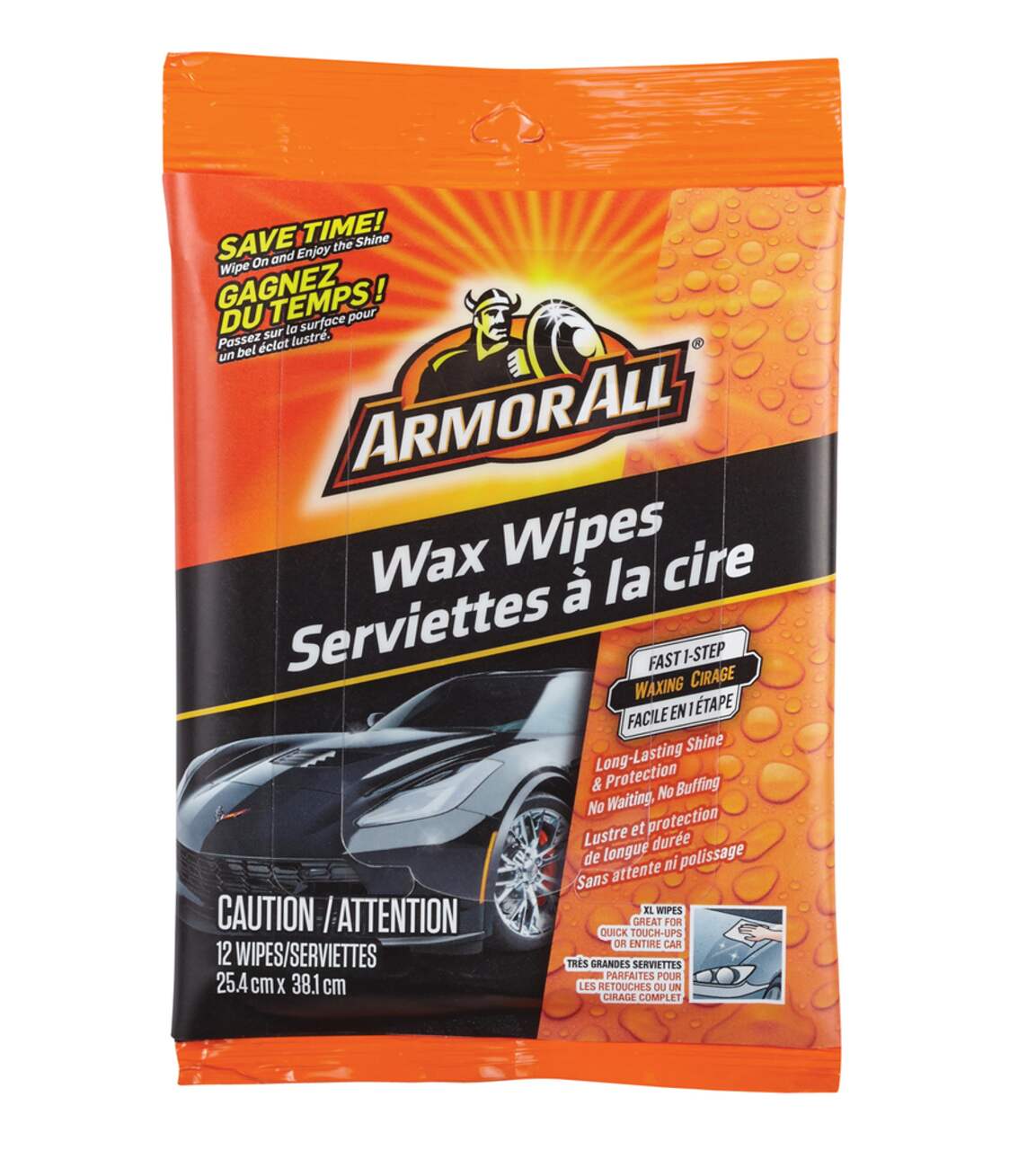 Armor All Wash Wipes, Ultra Shine, XL - 12 wipes