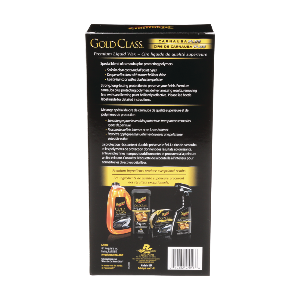 Meguiar's Gold Class Carnauba Plus Premium Liquid Wax, 473mL