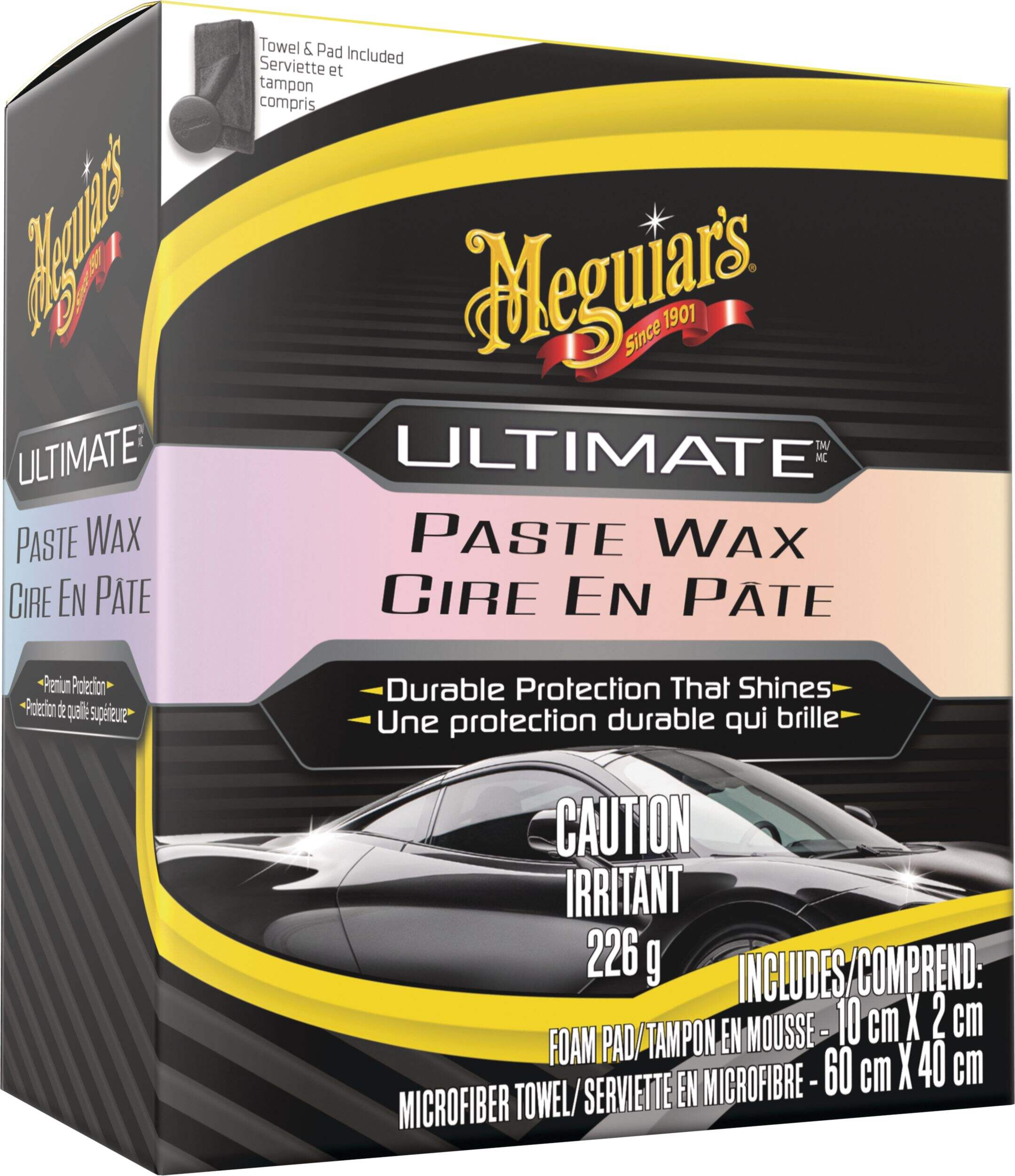 Meguiar's Ultimate Paste Wax, 226-g Front_Angled_Right