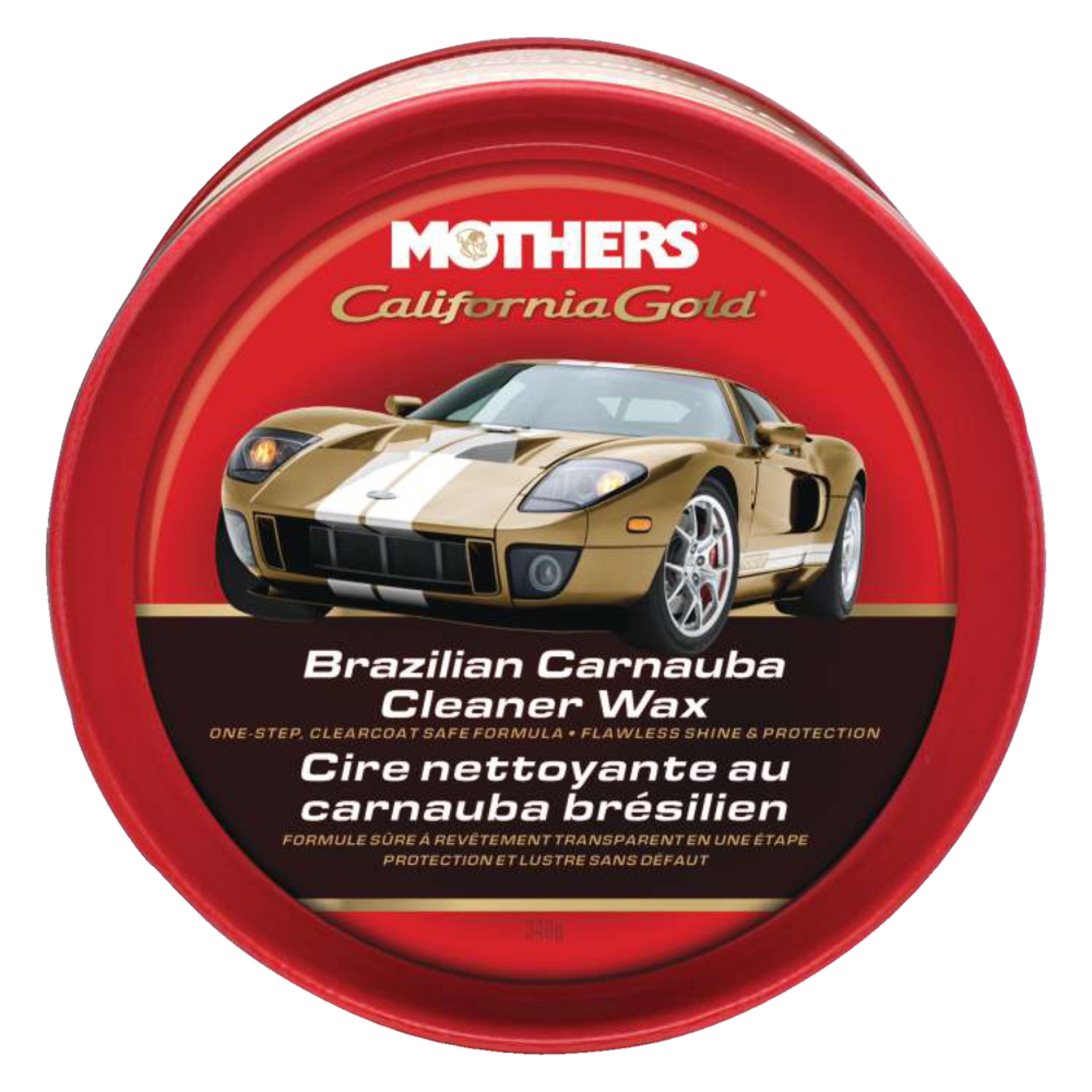 Cire pour auto Mothers California Gold Brazilian Carnauba, 340 g Overhead_Flat