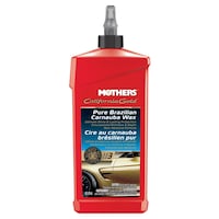 Mothers California Gold Pure Brazilian Car Carnauba Cleaner Wax,  473-mL Front_Flat