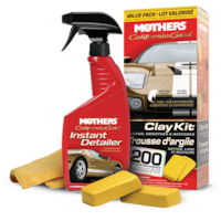 Mothers California Gold Car Clay Kit, 4-pc Composite_or_Mixed